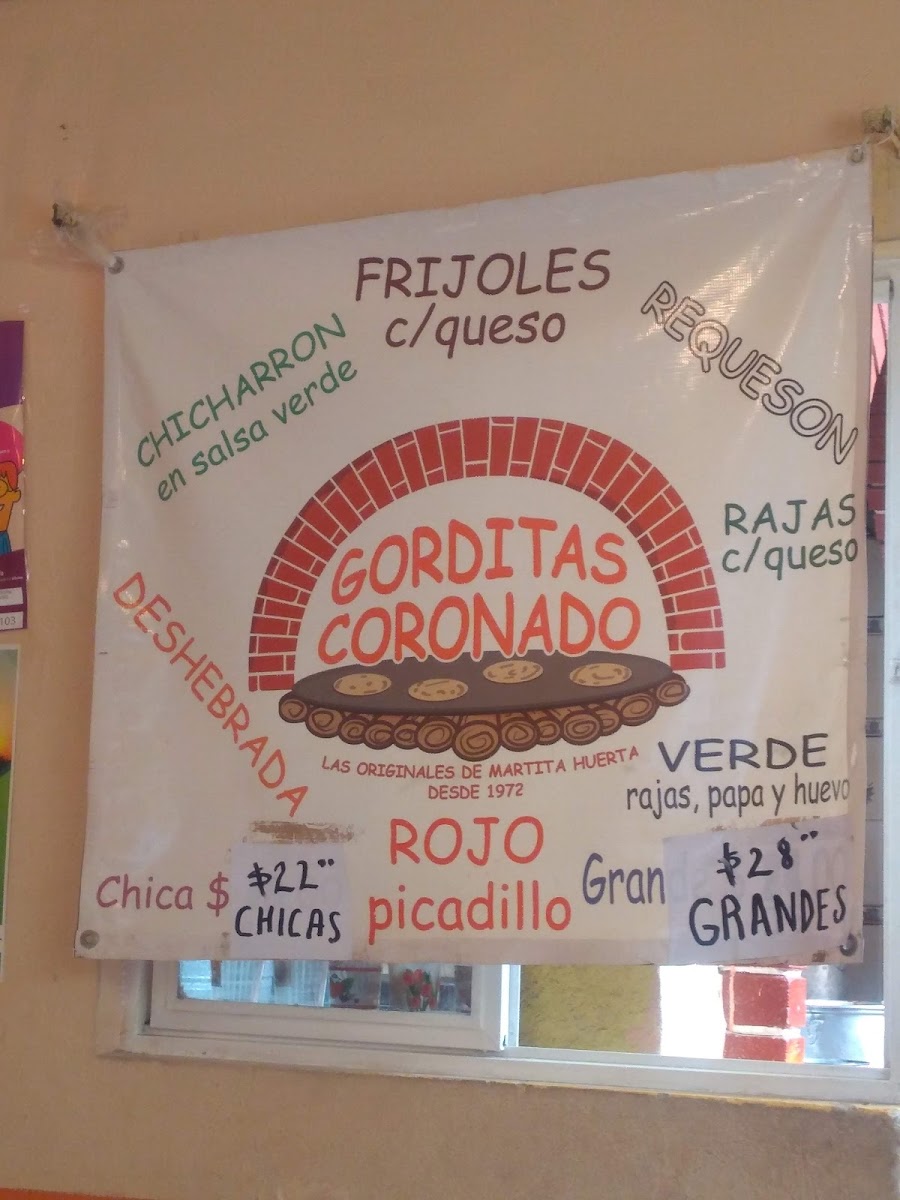 Gorditas Coronado Menu - Image 3